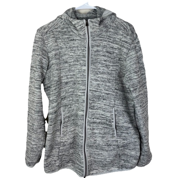 Kuhl Ascendyr Hoodie Jacket Womens Medium Gray Full Zip Pockets Outdoor Hiking - Picture 2 of 8